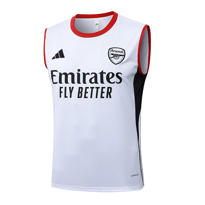 Camiseta de Entrenamiento AC Milan Sin Mangas 25-26 Blanco